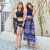 Split Sexy Three-Piece Suit Ethnic Style Beach Shawl Skirt-Style Beauty Back Split Swimsuit for Women Wholesale