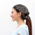 MIZI Spring Women's Versatile Closed Toe Triangular Binder Elastic Ribbon European and American Floral Headscarf Headband Three-State Headband Hair accessories
