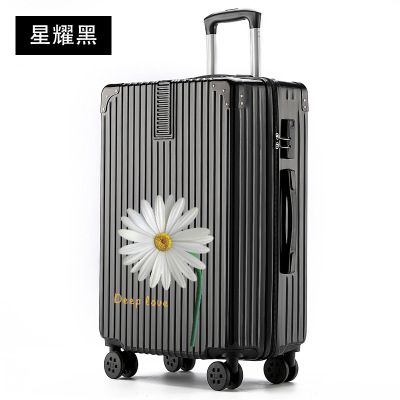 Luggage Trolley Password Suitcase Personalized Patterns Printing Luggage Company Universal Wheel Suitcase 24-Inch 605