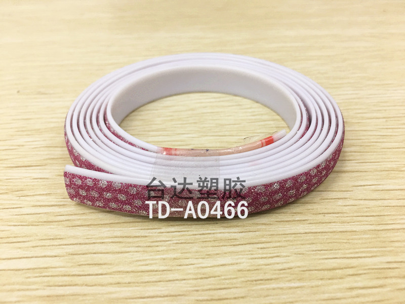 manufacturers supply plastic two-color belts， purple crystal belt， safety inspection door aviation belt and other plastic