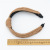 2021 New Version Wool Knotted Hair Hoop Japanese and Korean Style Wide Edge Pressing Solid Color Headband Women Ornament Three-State Manufacturer