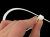 Cable Tie Resealable 150-350mm X7.6 mm Black/White Reusable White M