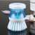 Kitchen Multi-Functional Hydraulic Dish Brush Artifact Household Plastic Cleansing Brush Bowl Wholesale