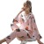 2021 New Pajamas Women's Long-Sleeved Trousers Cotton Silk Suit Cute Pullover V-neck Home Wear Factory Direct Supply