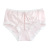 Japanese Pure Color Cloud Soft Soft Cotton Lace Cross Hollow Ribbon Sexy and Fresh Mid Waist Classic Underwear