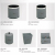 Hotel Bed & Breakfast Leather Kit Tissue Box Trash Can Customizable Logo Support Sample Customization