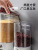 Large Food Sealed Cans Kitchen Wall Mounted Plastic Storage Tank round Cereals Storage Box Transparent Can/Box