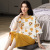 2021 New Pajamas Women's Summer Pure Cotton All Cotton Korean Style Thin Large Size Can Be Worn outside Casual Homewear Two-Piece Suit