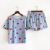 Women's Summer Pajamas Short-Sleeved Shorts Cute Summer Thin Home Wear Two-Piece Suit