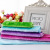 Factory Direct Sales Korean-Style Long Wool Mercerized Rag Oil-Free Dish Towel Double-Layer Thickened Absorbent Cloth