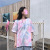 20 Summer New Korean Style Loose Mid-Length Harajuku Style Tie-Dyed Couple's Short-Sleeved T-shirt Women's Ins Fashion Women's Clothing