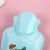 New Sponge Small Water Injection Cute Explosion-Proof PVC Leak-Proof Hand Warmer Water-Filled Children Cartoon Flower Cloth Hot Water Bag