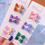 Korean Laser Sequins Handmade Chopsticks Dish Knot Children BB Clip Baby Pair Clip Set Hair Clip Headdress