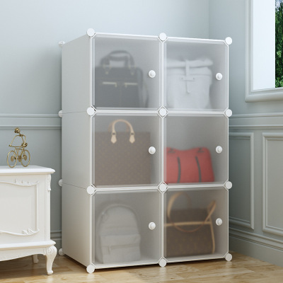 Wardrobe Storage Organizer Women's Bag Storage Rack Partition Plastic Assembly Storage Fantastic Wardrobe Storage Box