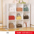 Multi-Layer Simple Locker Simple Modern Shelf with Door Bookcase Floor Cabinet Children Clothing Storage Cabinets Direct Sales