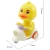 Inertia Cartoon Motorcycle Press Little Yellow Duck Children's Gift Stall Toy Cute Duck Toy Wholesale
