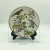 Wood Dish Plate Holder Solid Wood Pu'er Tea Tea Cake Ceramic Spring Disc Holder Door Frame Base Bracket Crafts Ornaments