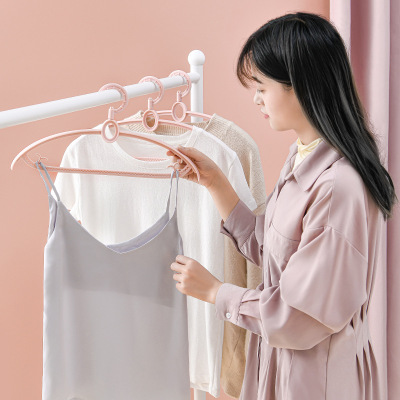 Factory Direct Sales Magic Hanger Invisible Clip with Hook Folding Hanger Does Not Occupy Space to Prevent Clothes from Falling New