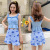 Baiya Swimsuit Female Conservative Two-Piece Skirt Two-Piece Set Girl Student Swimwear Hot Spring Swimsuit Wholesale 8089