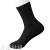 Factory Wholesale Socks Men's Pure Cotton Mid-Calf Length Socks Autumn and Winter Thick Cotton Socks Sweat-Absorbent Pure Black Breathable Business Men's Cotton Socks