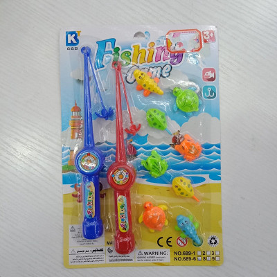 Fishing Series Educational Toys Two Hooks Eight Animal Suction Plate