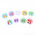 New Generation Hook 6.5cm Gluedots Pattern Coat Hook behind the Door Large Clothes Hook Washable Non-Marking Hook Stall