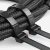 Cable Zip Ties Length 20.35cm Width 100 Lbs Nylon Heavy Tensile Strength Self-Locking PA66UL94V-2