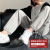 Gray Sports Pants Female Spring and Autumn 2021 New Loose Tappered High Waist Drooping Casual Straight-Leg Wide Leg Pants Sweatpants