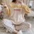 Spring and Autumn Women's Pajamas Korean Style Lace Doll Collar Sweet Princess Style 6535 Cotton Long Sleeve Casual Homewear