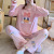 Spring and Summer Women's Pajamas Long Sleeve Trousers Suit Milk Silk Cartoon Home Wear Southeast Asia Thailand Foreign Trade Wholesale