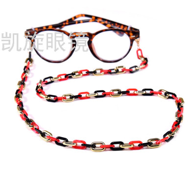 Ornament Accessories Resin Accessories DIY Acrylic Eyeglasses Chain New Leopard Print Acetate Chain Material