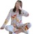 Spring and Autumn Women's Pajamas Cardigan Long-Sleeved Milk Silk Cartoon Cute Loungewear Southeast Asia Thailand Foreign Trade Suit