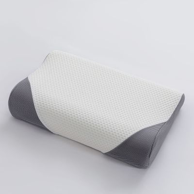 Bird Eye Cloth + Knitted Fabric Big Wave Memory Pillow Custom Cross-Border Gift Pillow Logo Customization