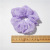 New Korean Style Purple Series Little Daisy Large Intestine Ring Girl Bun Floral Hair Ring Head Accessories