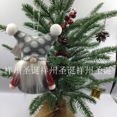 Factory Direct Sales Christmas Decoration Christmas Gift Christmas Tree Decoration Elf Pendant
