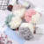 Korean Style Simple Plain Color Matching Foaming Net Ball Bath Gadget Foaming Net Mesh Sponge Bath Ball with Lanyard