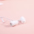 Creative New Fruit Headset Internet Celebrity Storage Box Earplugs Heavy Bass in-Ear Flat Cable Foreign Trade Wholesale.