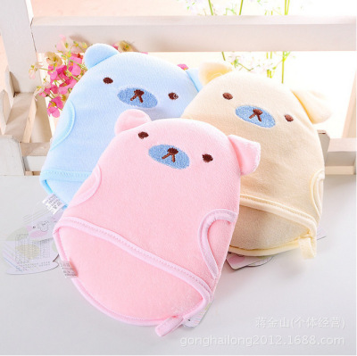 New Baby Bath Sponge Baby Bath Bath Sponge Big Bear Bath Sponge Children Cartoon Bath Towel Animal Shape Foam Bath Sponge