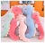 New Unicorn Throw Pillow Long Seahorse Pillow Sleeping Doll Pillow Plush Toy Gift