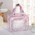 Korean Transparent PVC Cosmetic Storage Bag Large Capacity Detachable Toiletries Three-Piece Storage Bag Wholesale