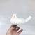 White Artificial Peace Pigeon Foam Feather Wing Dove Ornaments Modern Home Decoration Accessories For Christmas Wedding