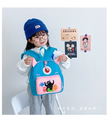 Factory Wholesale Custom Cute Schoolbag for Children Burden Alleviation Backpack Cartoon Leisure Bag Kindergarten Early Education Park Bag
