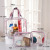 Korean Transparent PVC Cosmetic Storage Bag Large Capacity Detachable Toiletries Three-Piece Storage Bag Wholesale