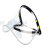 PVC Anti-Impact Mask Anti-Splash Head-Mounted Face Screen Anti-Chemical Acid and Alkali with Safety Helmet Support Mask