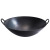 Binaural Black Steel Wok Restaurant Kitchen Special Frying Pan Uncoated Non-Stick Pan Opening Gifts Factory Direct Sales