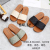 New Popular Bowknot Flip-Flops Fashion Outerwear Mid Heel Slippers Summer Foreign Trade