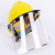 PVC Anti-Impact Mask Anti-Splash Head-Mounted Face Screen Anti-Chemical Acid and Alkali with Safety Helmet Support Mask