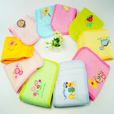 Baby Sweat Embroidered Bellyband Cartoon Air Conditioner Apron Baby Belly Button Protector Band