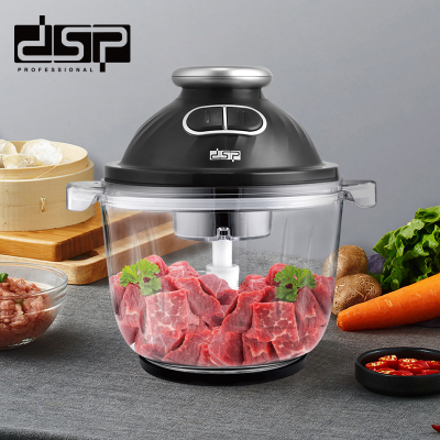 DSP DSP Meat Grinder Household 2.5L Electric Glass Meat Grinder for Mincing and Mincing Vegetables Babycook