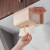Cute Strawberry Punch-Free Wall Hanging Paper Extraction Box Bathroom Face Cloth Storage Box Tracelss Paste Home Tissue Box